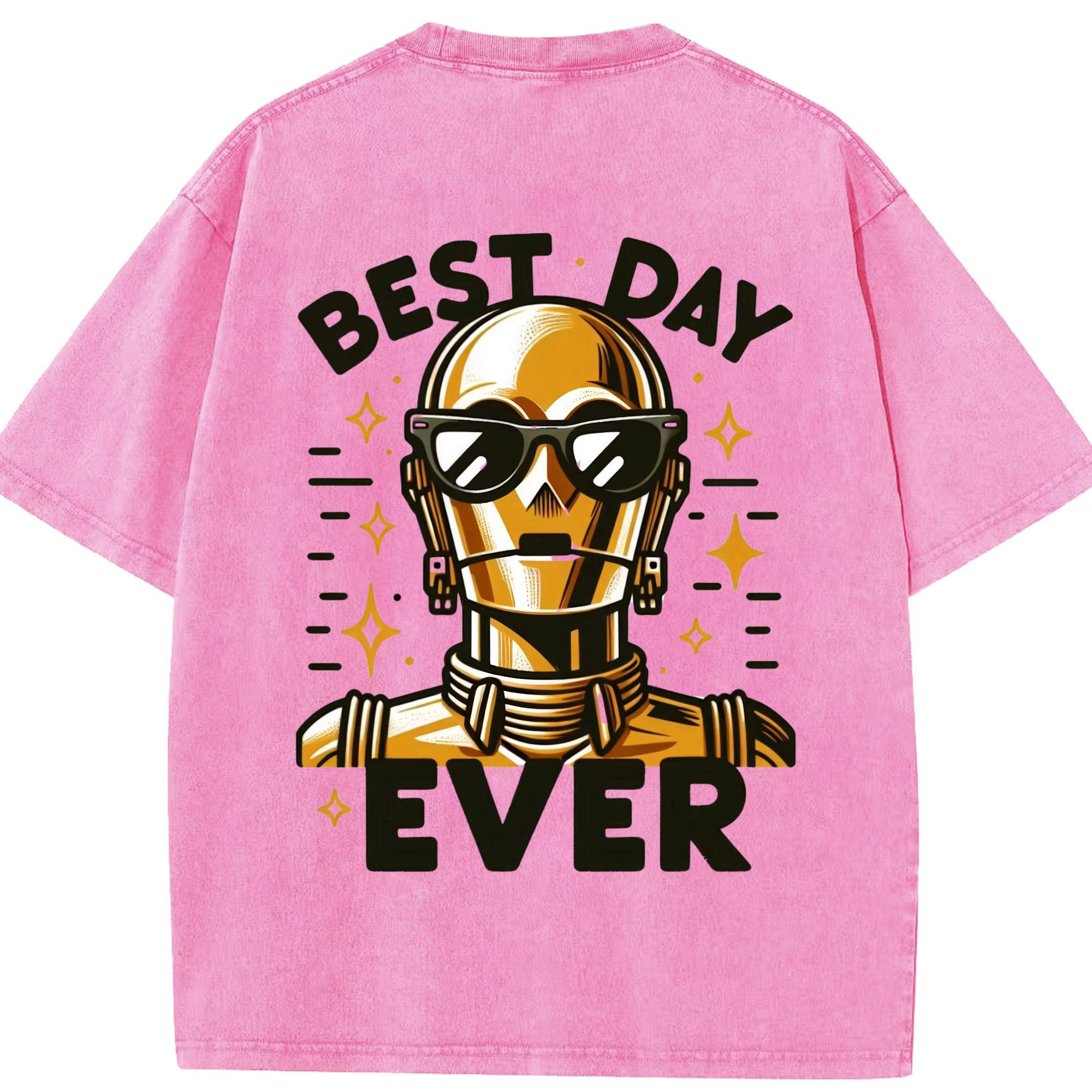 （画像用） スター・ウォーズ Star Wars 綿100% ヴィンテージ風 半袖Tシャツ（背面プリント）